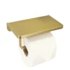 MADISON Toilet Paper Holder with Shelf for Modern Bathrooms