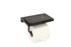 MADISON Toilet Paper Holder with Shelf for Modern Bathrooms