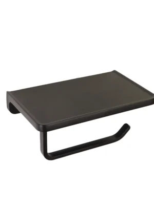 MADISON Toilet Paper Holder with Shelf for Modern Bathrooms