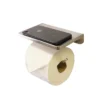 MADISON Toilet Paper Holder with Shelf for Modern Bathrooms
