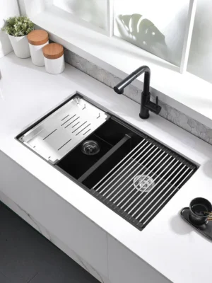 4_564a2c4e-224b-4af7-be1f-591f6f2b4d4c_700x700 32" Workstation Undermount Kitchen Sink - 50/50 Double Bowl with Accessory Kit