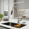 CASCADE - Pull Down Spray Kitchen Faucet with Single-Handle Control