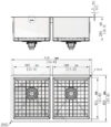 33" Mission Undermount Kitchen Sink – 16G Double Bowl