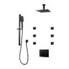 PLATINUM Push-Button Triple-Outlet Thermostatic Shower System – Kit 2