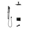 PLATINUM Push-Button Three-Function Thermostatic Shower System-Kit 1