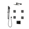 PLATINUM Push-Button Triple-Outlet Thermostatic Shower System – Kit 3