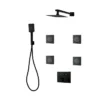 PLATINUM Push-Button Triple-Outlet Thermostatic Shower System – Kit 6