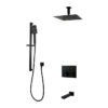 PLATINUM Push-Button Three-Function Thermostatic Shower System-Kit 1