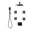 PLATINUM Push-Button Triple-Outlet Thermostatic Shower System – Kit 6