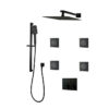 PLATINUM Push-Button Triple-Outlet Thermostatic Shower System – Kit 3