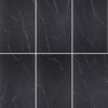Marquina Black Marble Slate Porcelain Matte Finish Tile  – 24x48 (12mm) (26 CT/PA)