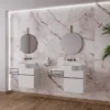 Stylish Eunoia Pink Polished Porcelain Tile  – 24x48