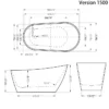 BANANA One Piece Bathtub – Model 1500/1700