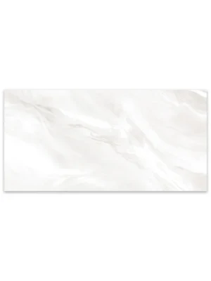BTE2448592 (1) Stylish Watercolor White Polished Porcelain Tile – 24x48