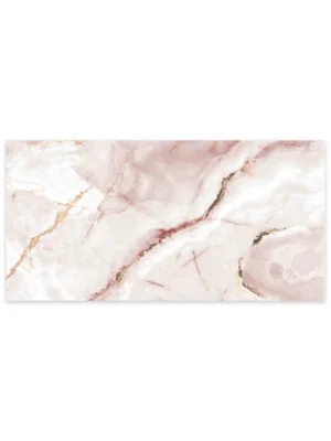 Stylish Eunoia Pink Polished Porcelain Tile  – 24x48
