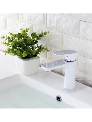 PIANA Single Hole Faucet for Modern Bathroom - Model F11160GWC