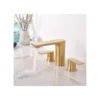 TIMELYSS Three Holes Widespread Faucet for Smart Bathroom
