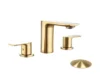 TIMELYSS Three Holes Widespread Faucet for Smart Bathroom