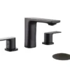 TIMELYSS Three Holes Widespread Faucet for Smart Bathroom