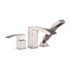 SATRO Three Hole Deck Mount Tub Filler with Elegant Design