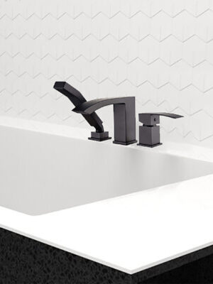 F33103MB08-SF_1200x1200_crop_center SATRO Three Hole Deck Mount Tub Filler with Elegant Design