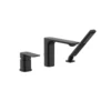 F33127MB TIMELYSS Three Hole Deck Mount Tub Filler with Elegant Design