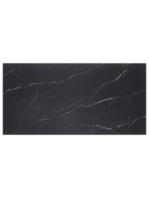Marquina Black Marble Slate Porcelain Matte Finish Tile  – 24x48 (12mm) (26 CT/PA)