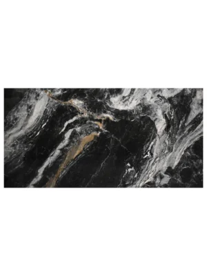 Modern Belvedere Black Polished Porcelain Tile – 24x48