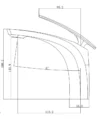 EVA Single Hole Faucet for Smart Bathroom - Model F11170