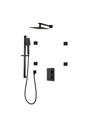 AURORA - Triple Function Thermostatic Shower System – Kit 2