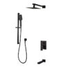 VELORA Three-Way Pressure-Balanced Shower System – With Sliding Bar