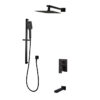 VELORA Three-Way Pressure-Balanced Shower System – With Sliding Bar
