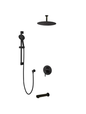 F54133MB-W12 AERIS Tri-Valve Shower System with Pressure Balance Technology
